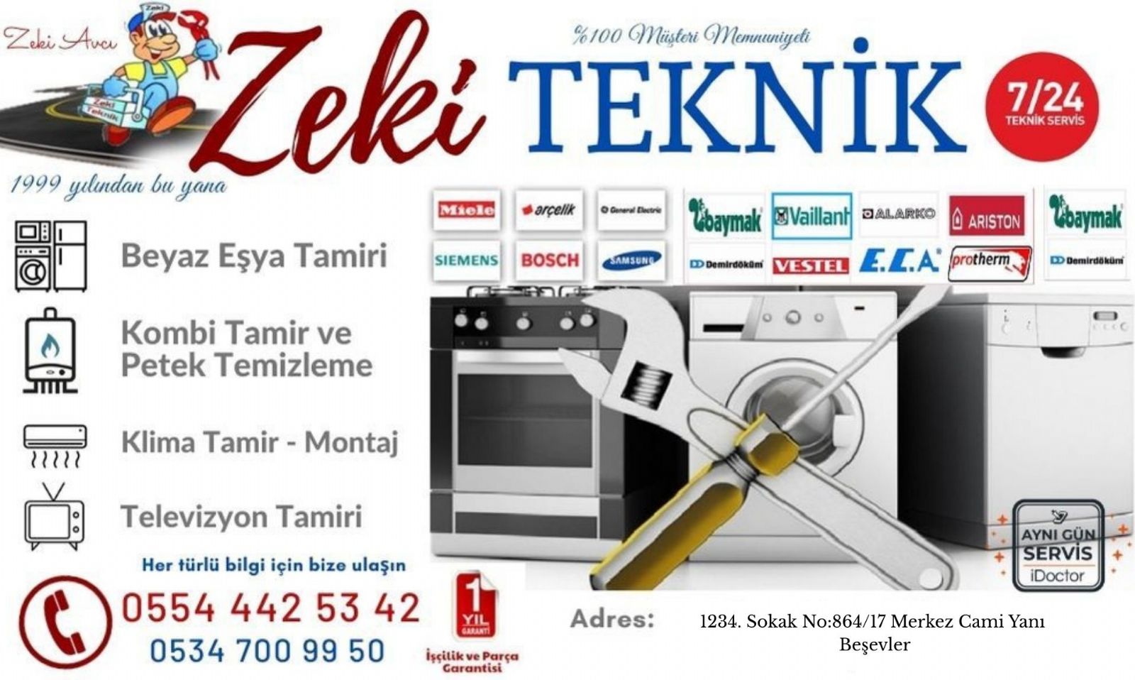 Beşevler Arçelik Servisi